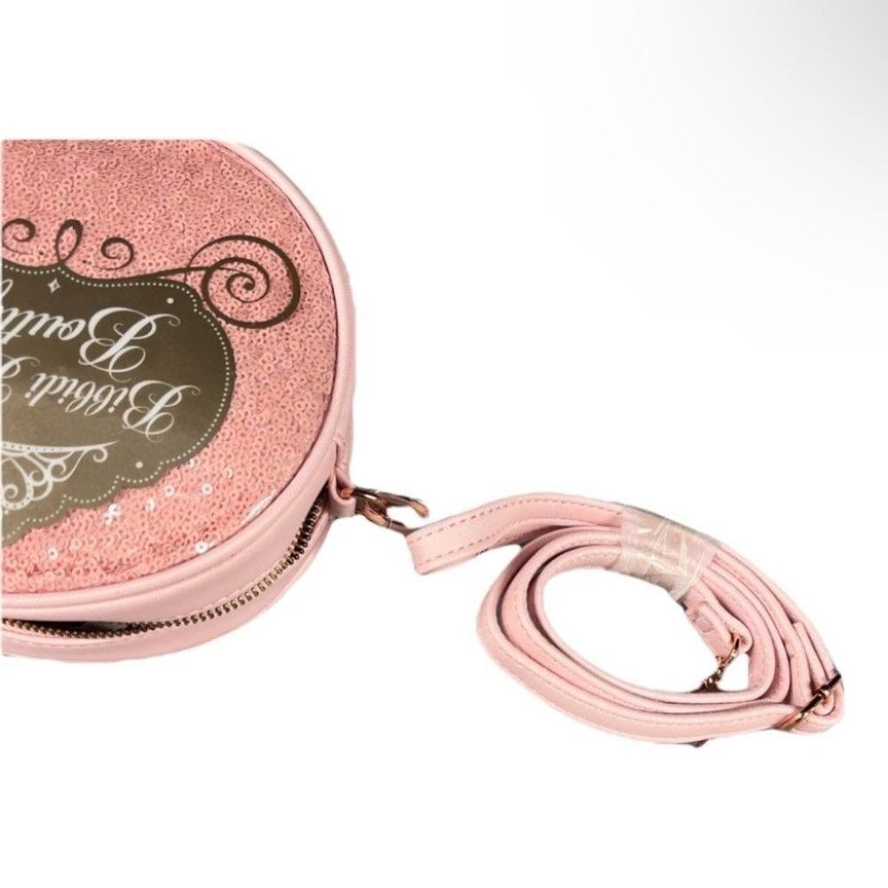 Disney Bibbidi Bobbidi Boutique Cinderella Carriage Pink Crossbody Bag Gold - Picture 2 of 9
